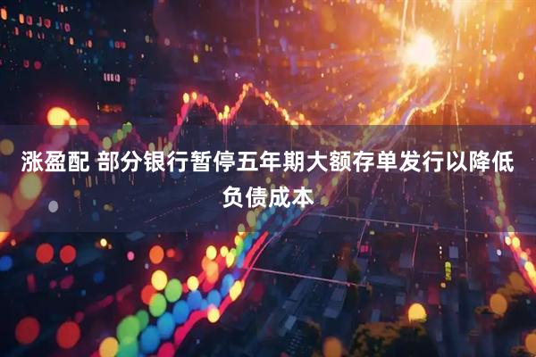 涨盈配 部分银行暂停五年期大额存单发行以降低负债成本